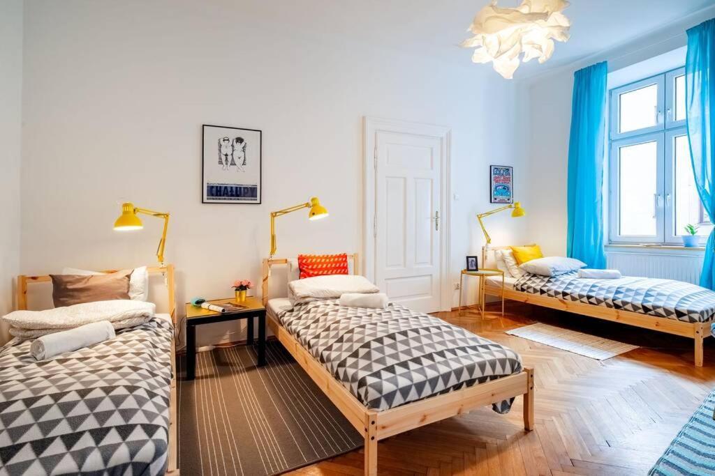 Blue Peace-Apartment With Free Parking In Center For 1-6 People Krakow Ngoại thất bức ảnh