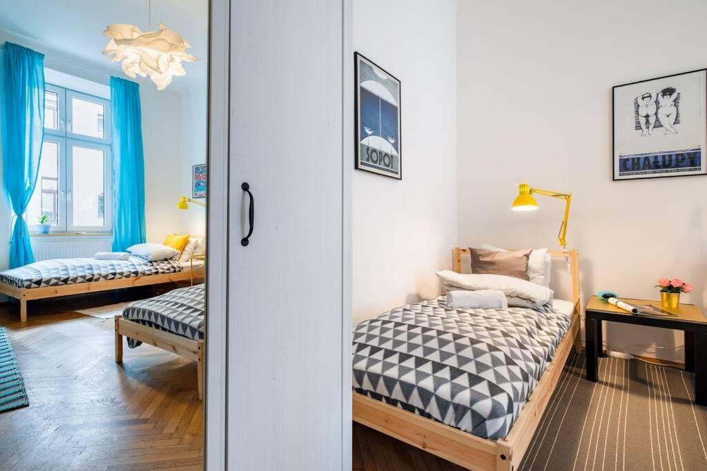 Blue Peace-Apartment With Free Parking In Center For 1-6 People Krakow Ngoại thất bức ảnh
